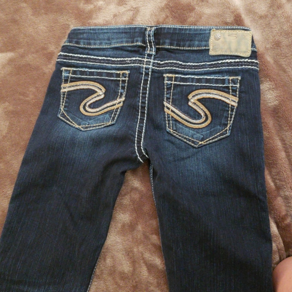 Silver Jean's Frances slim boot cut dark blue